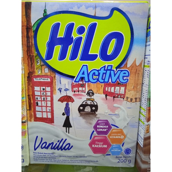 

Hilo Active Vanila 200 Gram