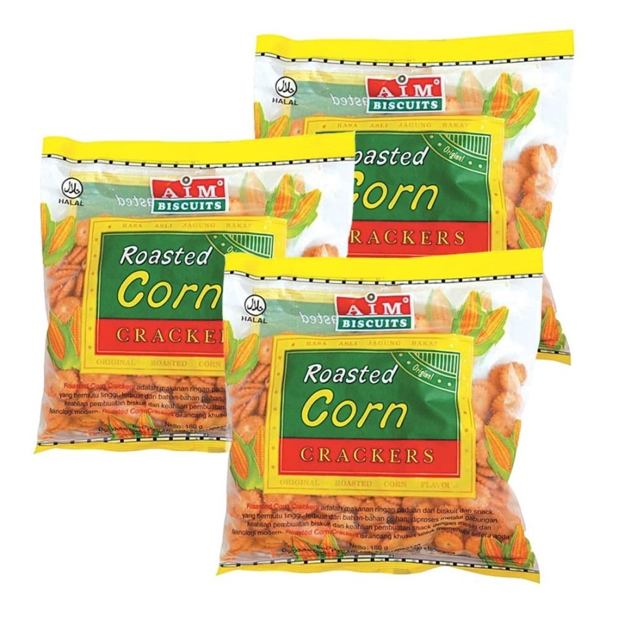 

AIM Biscuit Roasted Corn Crackers 180gr