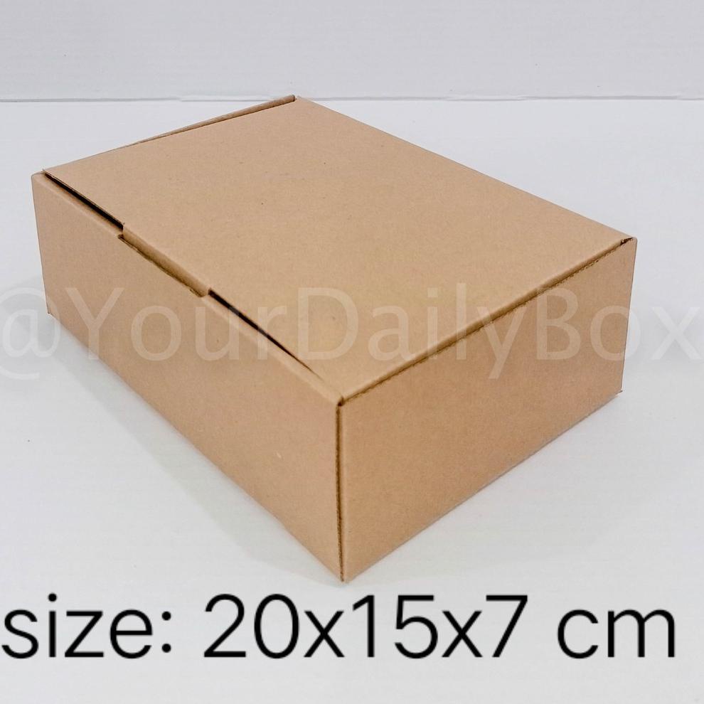 

(PROMO 9W063) [isi 10 pcs] Kardus packing murah, box Die Cut uk 20x15x7 cm PROMO ❁
