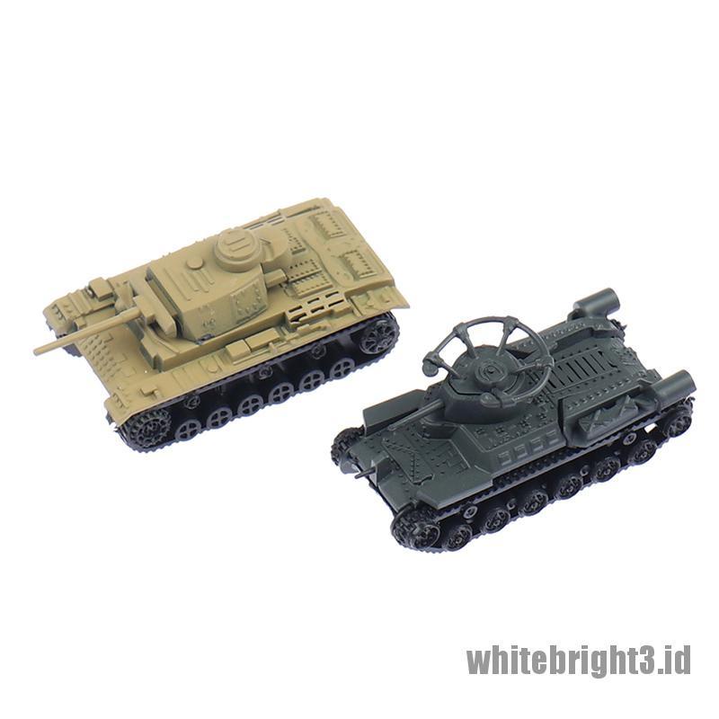 1pc 1:144 Model Toy 4D Sand Table Plastic Tiger Tanks World War II Germany Tank、