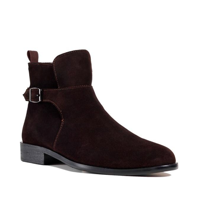 Prabu - Sumba Brown Sepatu Suede Boots Pria