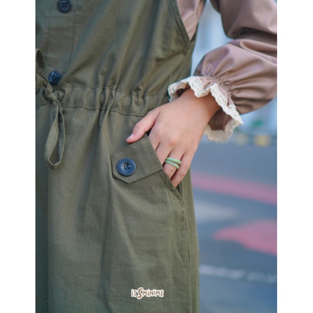 Overall Wanita Gwiyomi Model Rok Lebar