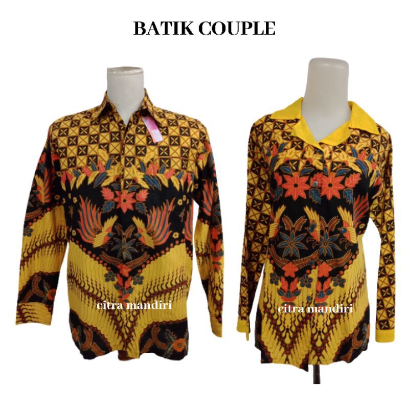BAJU COUPLE BATIK / BATIK GURU / SARIMBIT BATIK