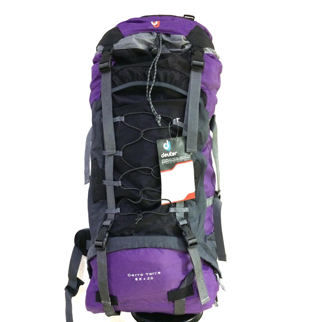 TAS - TAS GUNUNG - TAS GUNUNG DEUTER - CARRIER DEUTER - 85+20L - UNGU