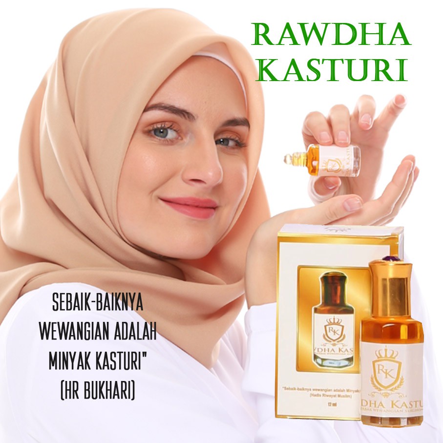 Minyak Kasturi Kuning Asli Arab Saudi Rawdha Kasturi