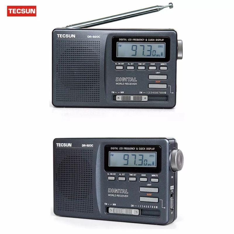 Tecsun DR920C DR-920C DR920 Radio FM AM SW 1 -12 Super Sensitif dan Selektif