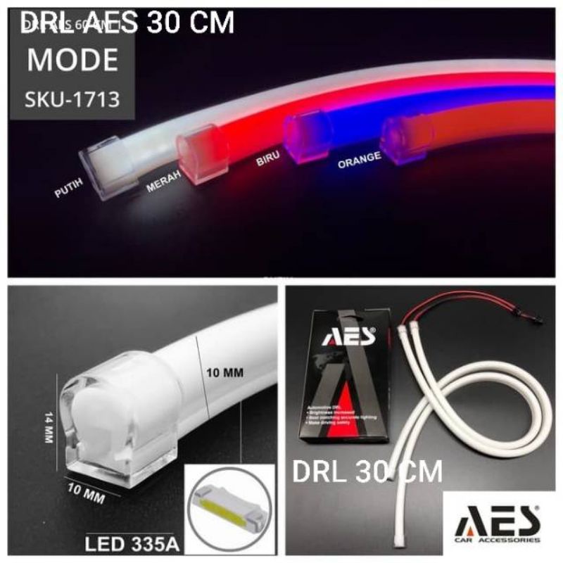 LAMPU ALIS AES DRL 30 CM MOTOR/MOBIL | ALIS LAMPU 1 MODE AES 30 CM DRL