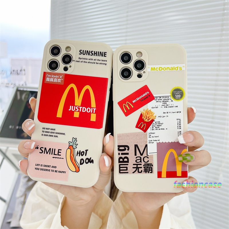 McDonald's Straight Cube Soft Case untuk Samsung A72 A32