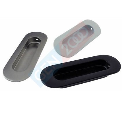 Door Handle Oval Flush Pull Plate Handle Comen Handle Pintu Tanam