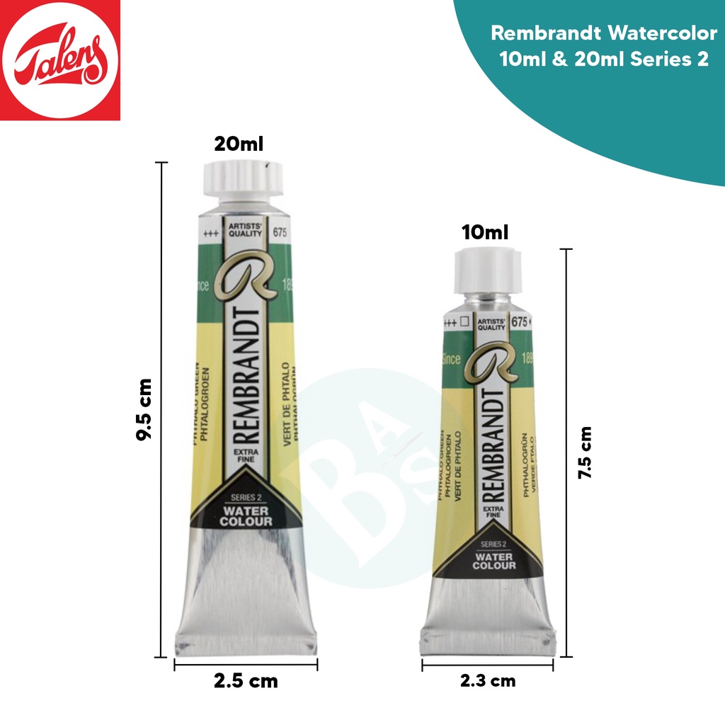

Rembrandt Watercolor 10ml & 20ml Series 2 (Part 2/3)