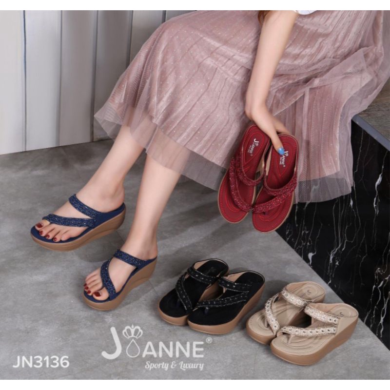 RESTOCK! [ORIGINAL] JOANNE Wedges Sandals Sepatu Wanita #JN3136