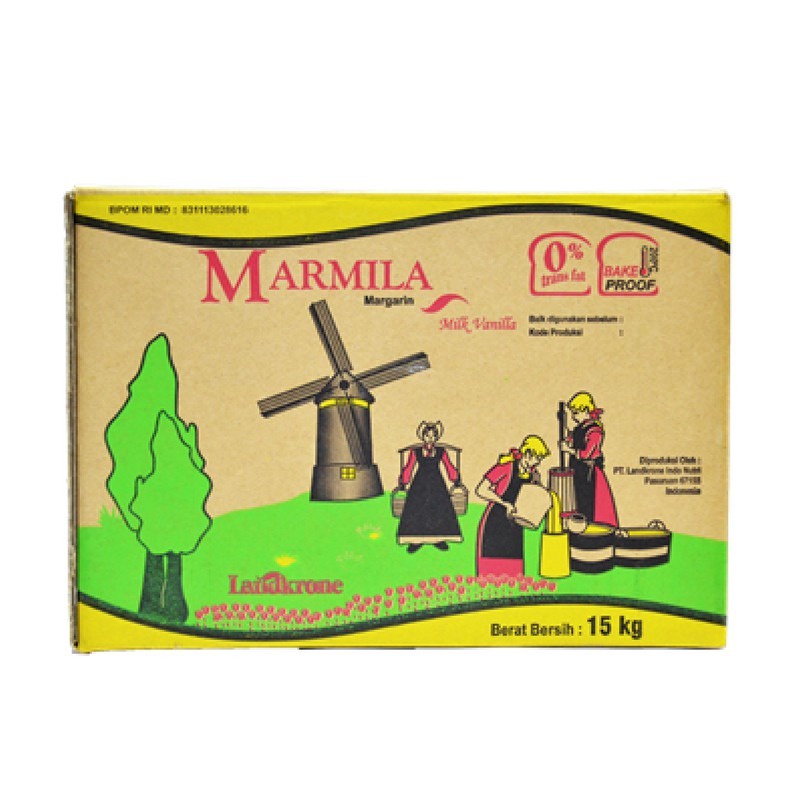 

MARMILA MARGARINE 15KG/KARTON, BAHAN OLAHAN BUAT KUE/CAKE/MASAKAN DLL