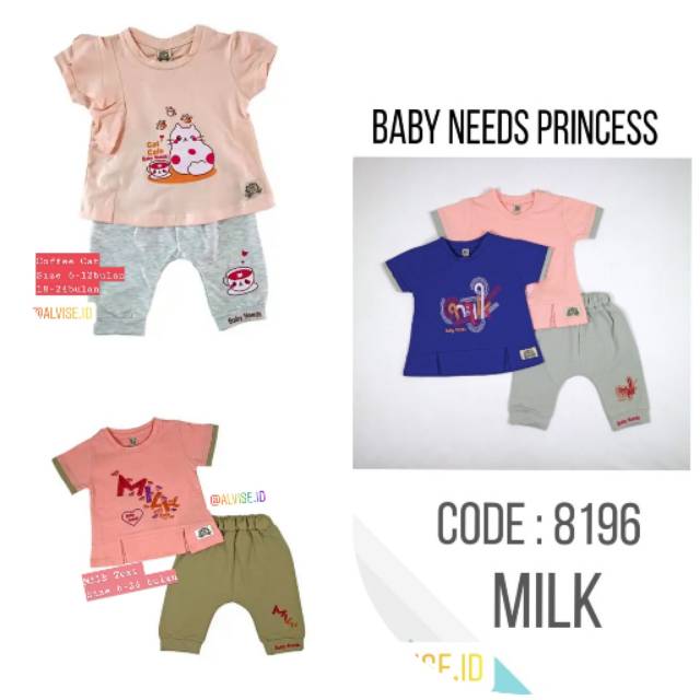 Baby Needs setelan anak perempuan 6-24 bulan
