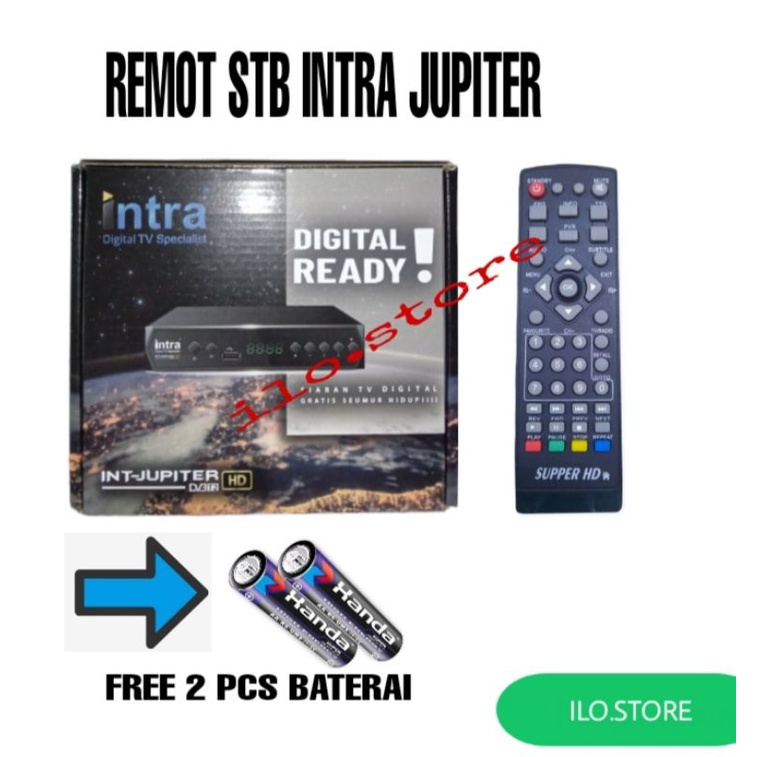 REMOT INTRA JUPITER REMOTE STB SET TOP BOX INTRA JUPITER