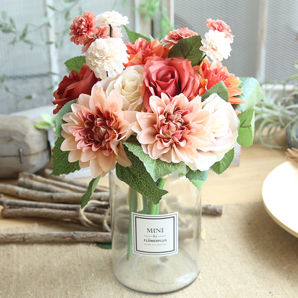 Vivid Table Decorations Multicolor Wedding Home Bouquet Party