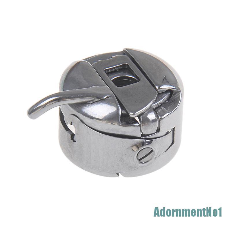 (AdornmentNo1) Case Bobbin Mesin Jahit Bahan Metal Warna Silver