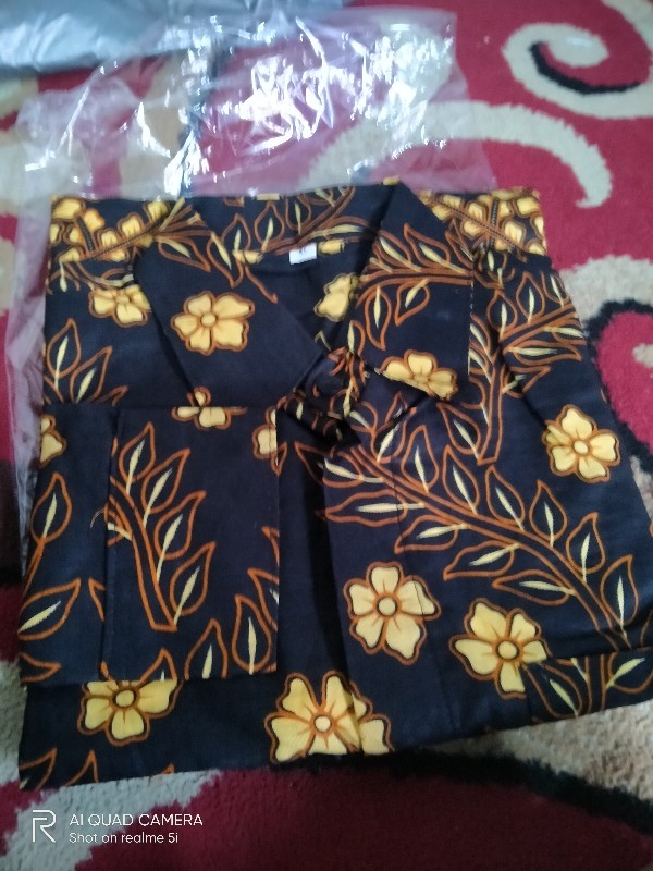 Kemeja Batik Merak Kembar Casual Modis Trendy Masakini M L Xl Batik Pekalongan