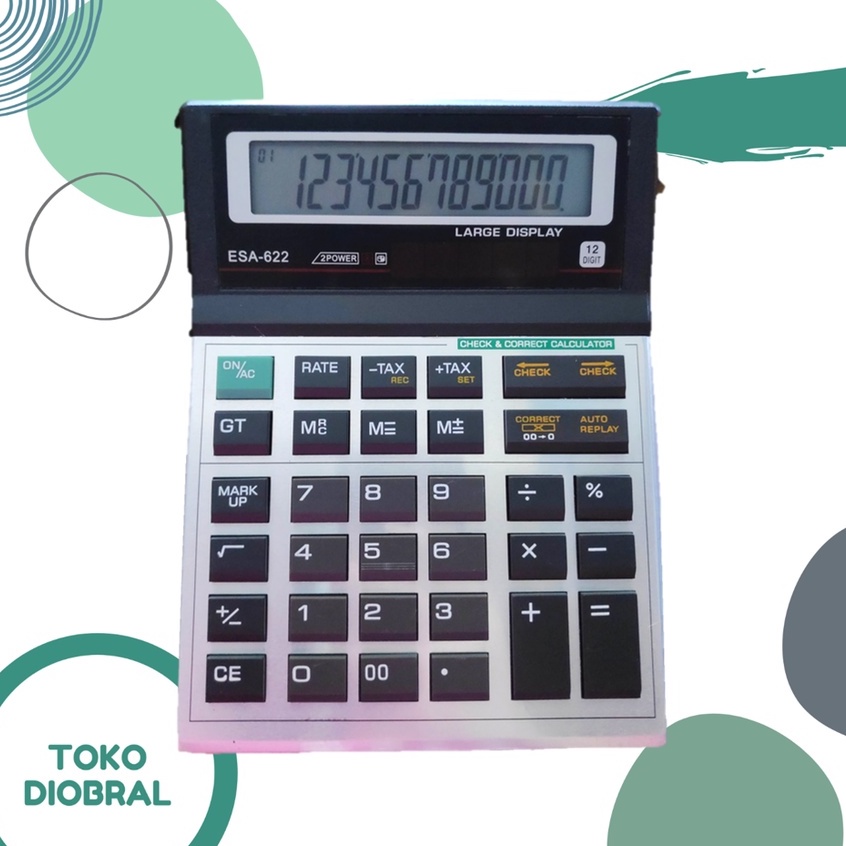 

Kalkulator Dagang 12 Digits Check Correct