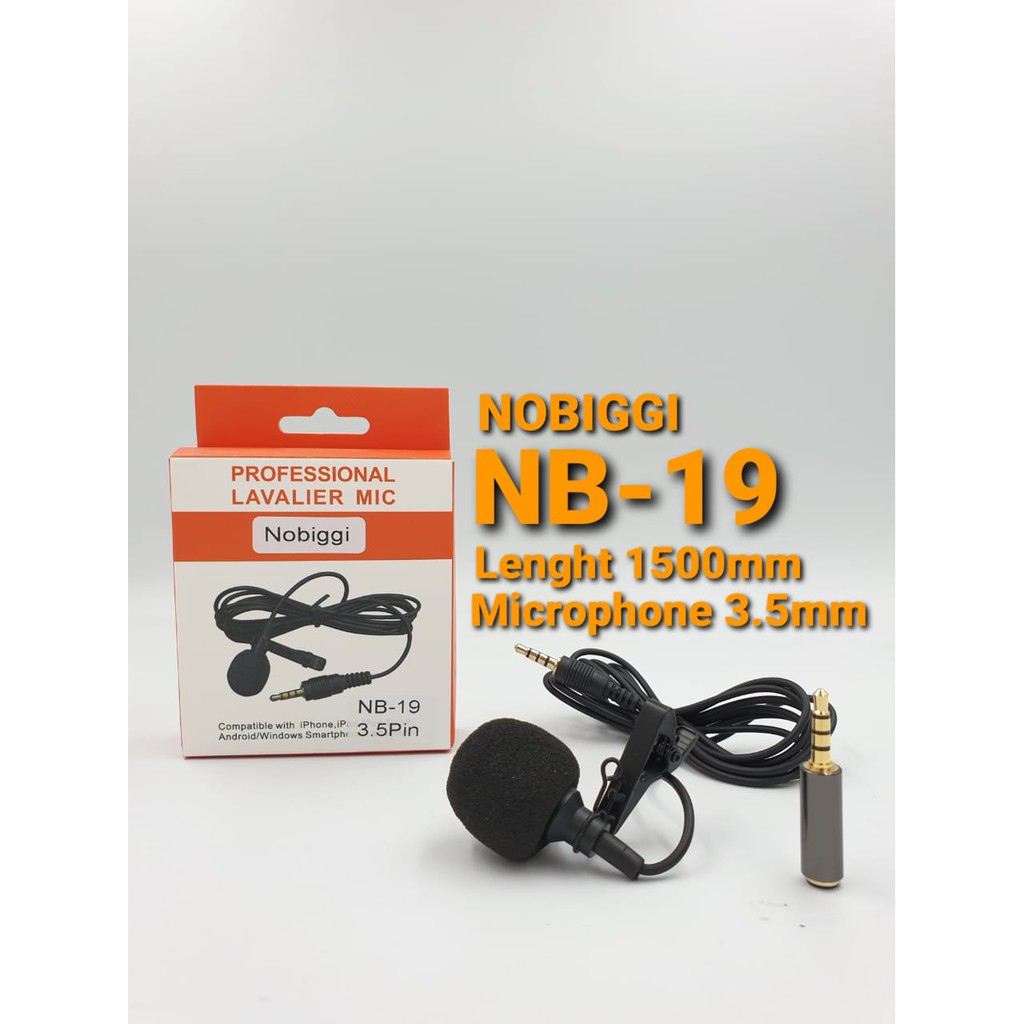 Nobiggi NB - 19 | Lavalier Microphone 3.5mm