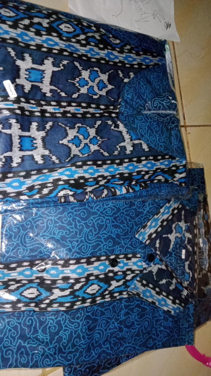 Batik Couple Keluarga Sania Ruffle Ori Ndoro Jowi Dnt Cirebonan