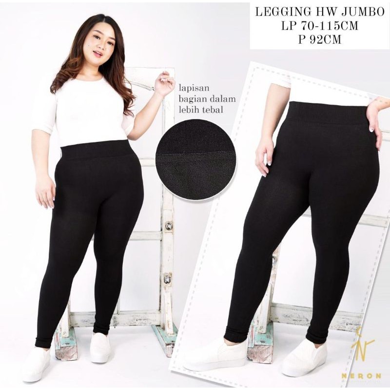 BISA COD CELANA LEGGING HW JUMBO LEGGING POLOS WANITA