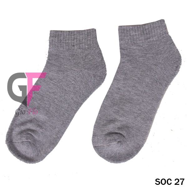 GIOFLO Kaos Kaki Rajut Abu Grey / SOC 27