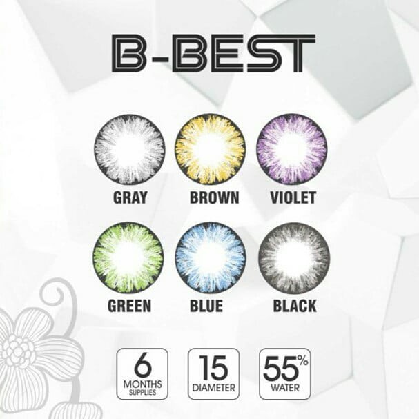 Softlens sky soul merk B-BEST softlens warna bulanan minus