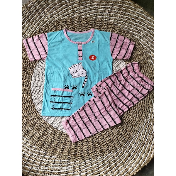 Babydoll Kaos CP Tanggung ABG Babydoll Anak Usia 8 9 10 11 Tahun