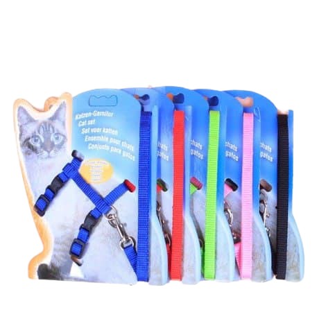 Harness H Hernes Tali Hewan Kalung Tuntun Badan Kucing Musang Kelinci FEFARM