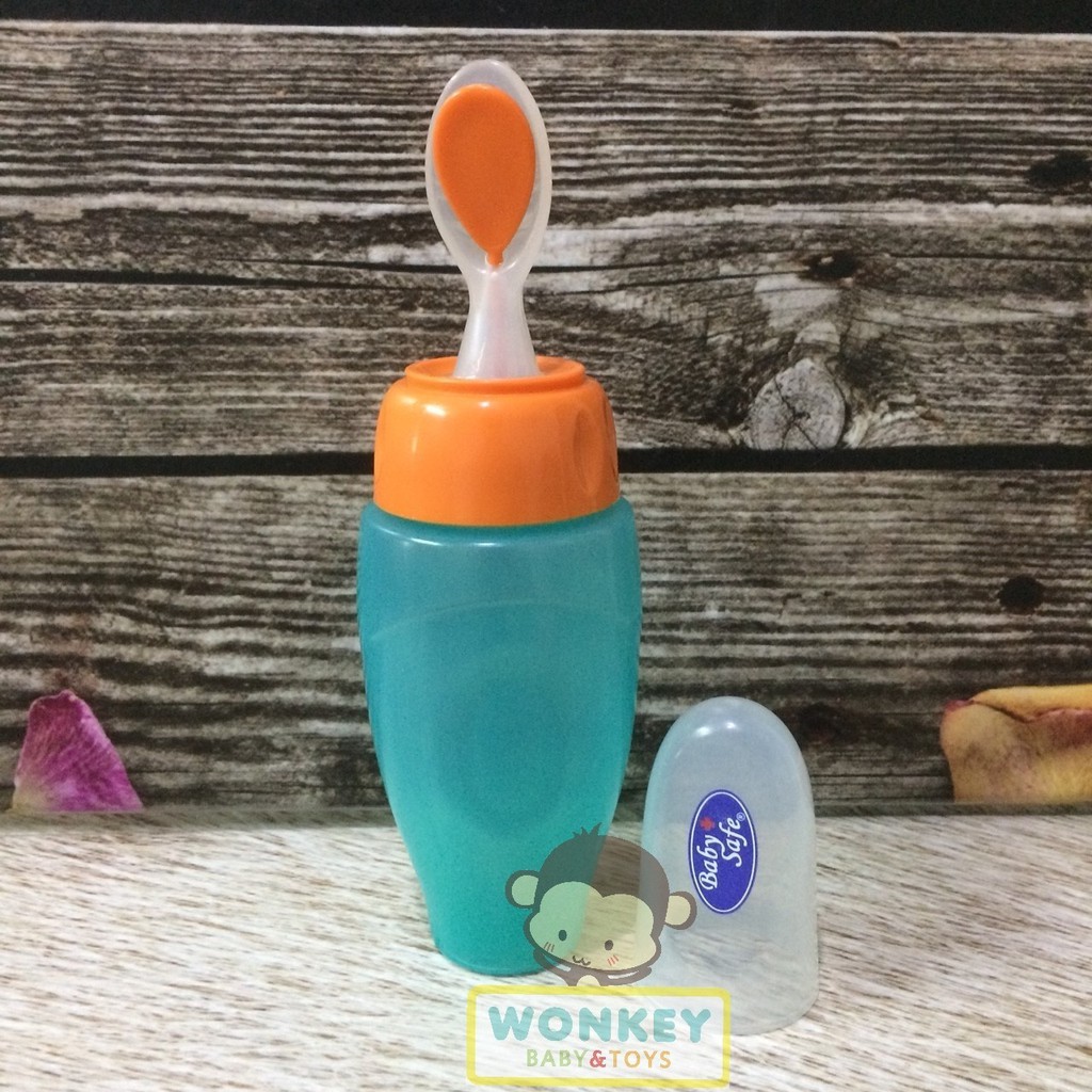 Bottle Spoon Soft Squeeze Baby Safe / Botol Sendok