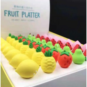 

6pcs Fruits platters gel ink pens 84C22E