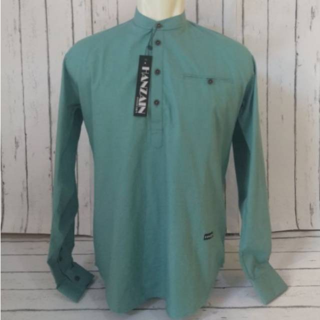 NEW KEMEJA KOKO DEWASA BIRU LANGIT PANJANG - KEMEJA KOKO PRIA LENGAN PANJANG WARNA BIRU LANGIT