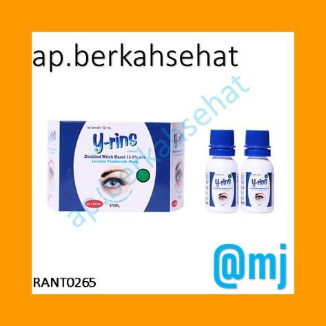 LARUTAN PEMBERSIH MATA YRINS 12ML HARGA PER BOX KECIL ISI 2 ed agus 23