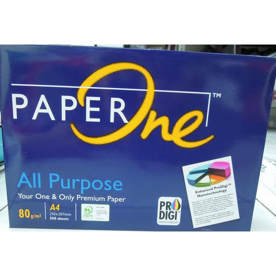

Kertas HVS A4 80gsm PaperOne