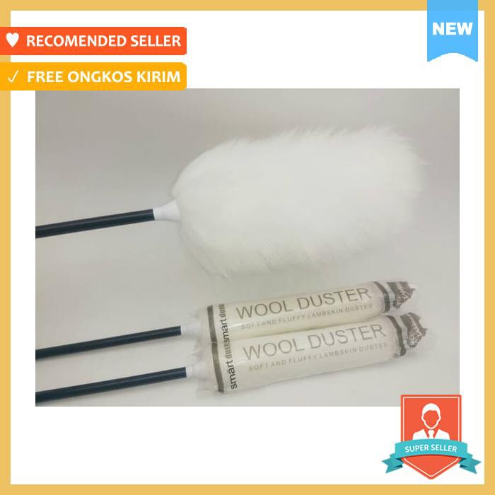 kemoceng texel isi 2 pcs ( terbuat dari bulu domba australia exclusif