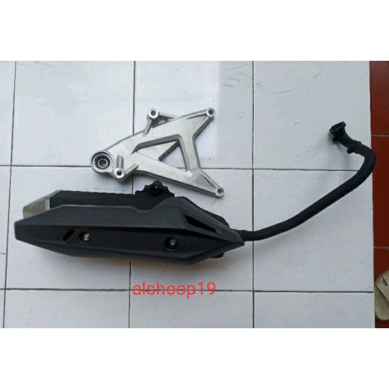 knalpot standar + swim arm vario 125 - 150 LED ORI