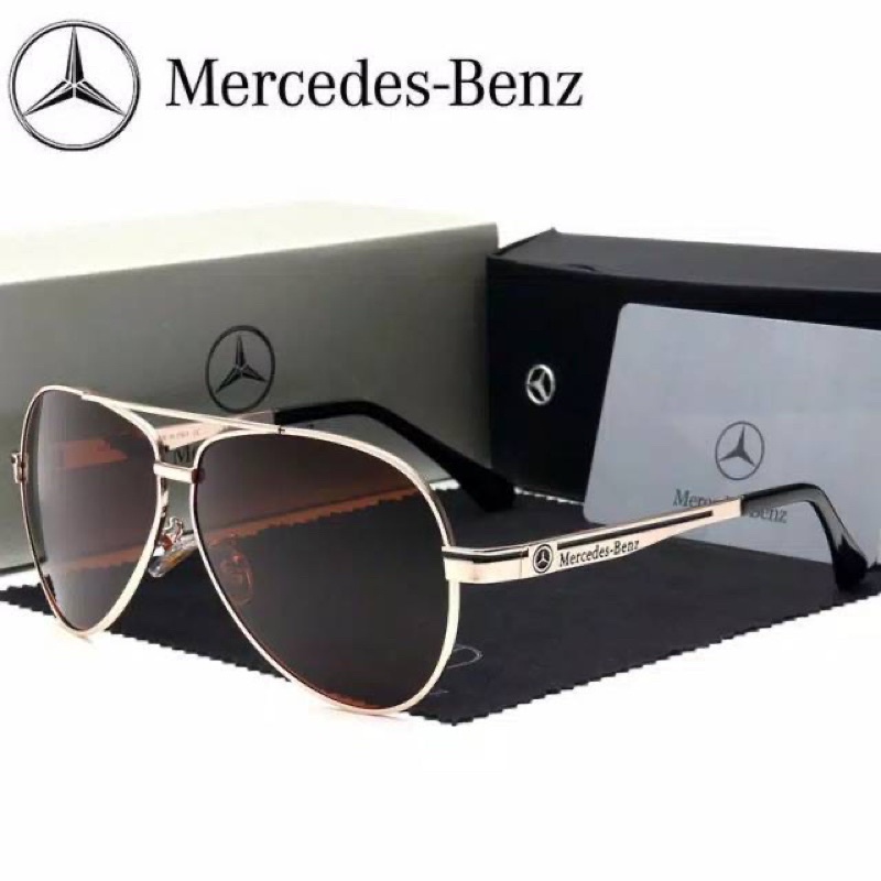 Kacamata Gaya Pria Keren Polarized UV 400 Brand MB737 Aviator Premium Terbaru Kacamata Hitam