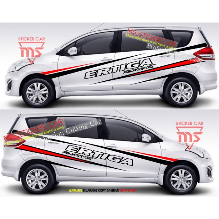 promo terlaris stiker ertiga sticker mobil suzuki ertiga custom text Elegan