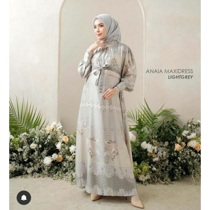 ANAIA DRESS LIGHT GREY MAYOUTFIT (PELUNASAN KA ANNISA)