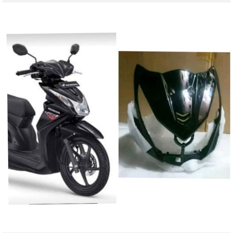 tameng body depan Beat fi 2013 hitam