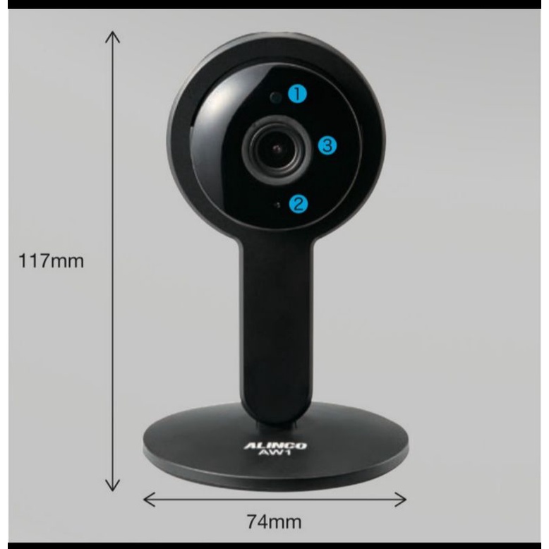 CCTV ALINCO AW1 IP WIFI CAMERA NIGHT VISION INDOOR 720P 2 WAY AUDIO