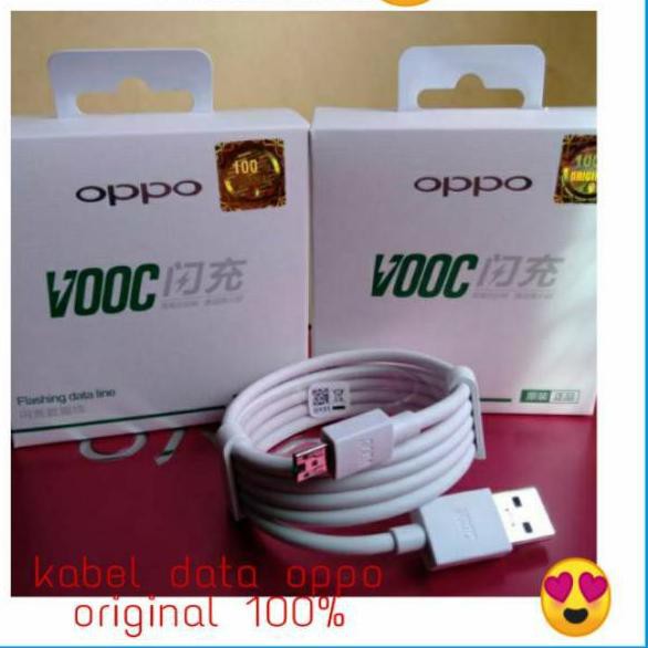 First Now (COD)Kabel data Oppo vooc original 100% | Shopee ...