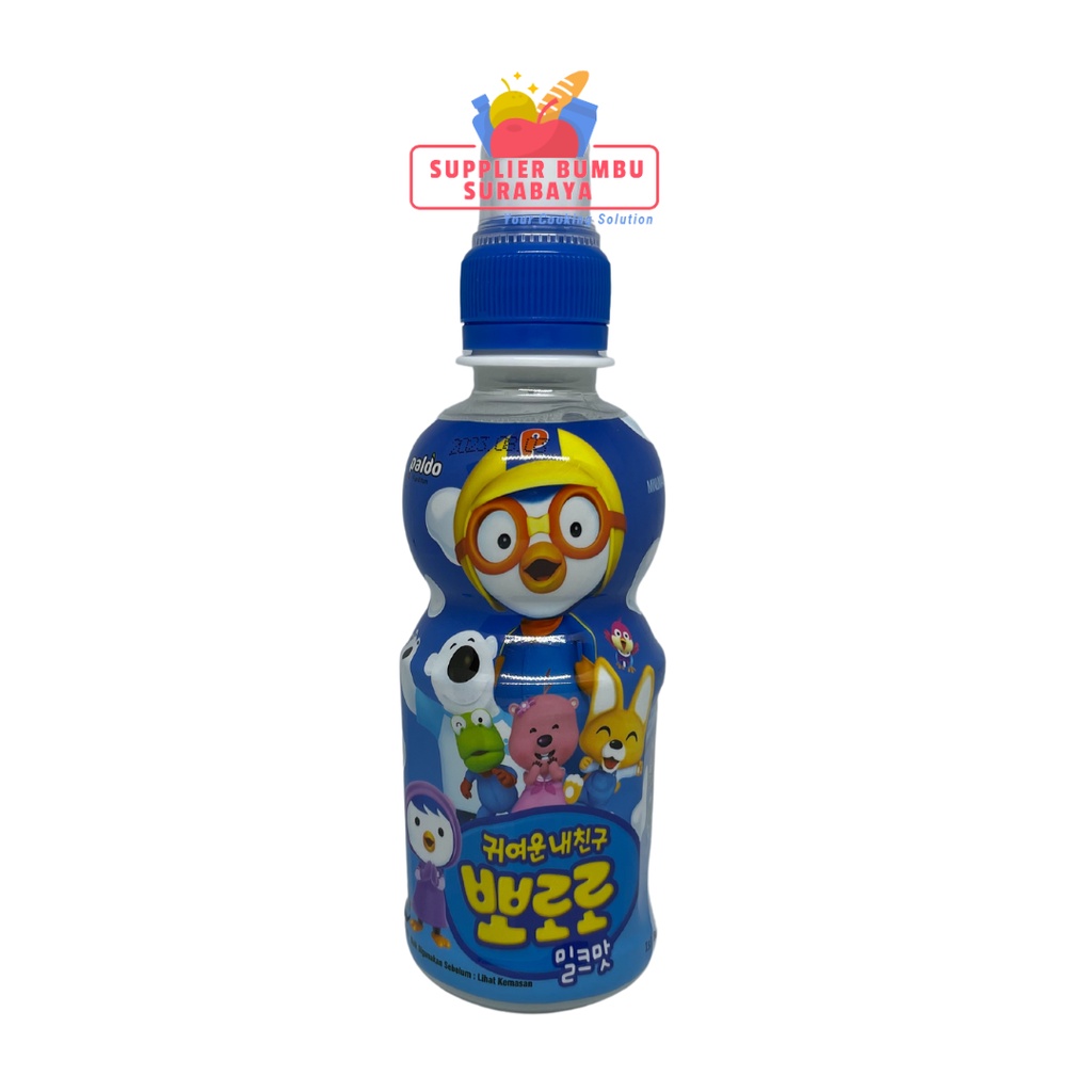 Paldo Pororo Drink Milk Juice Minuman Anak Rasa Buah Sehat Halal 235ml