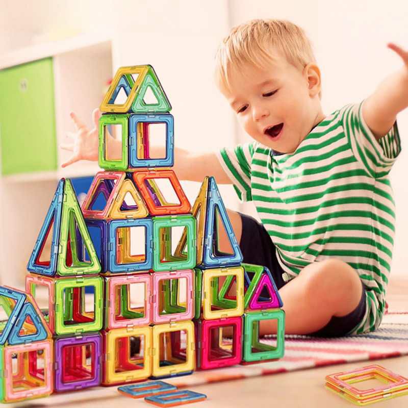 Babibado Mainan Anak Magnetic Designer Building Block 72 PCs