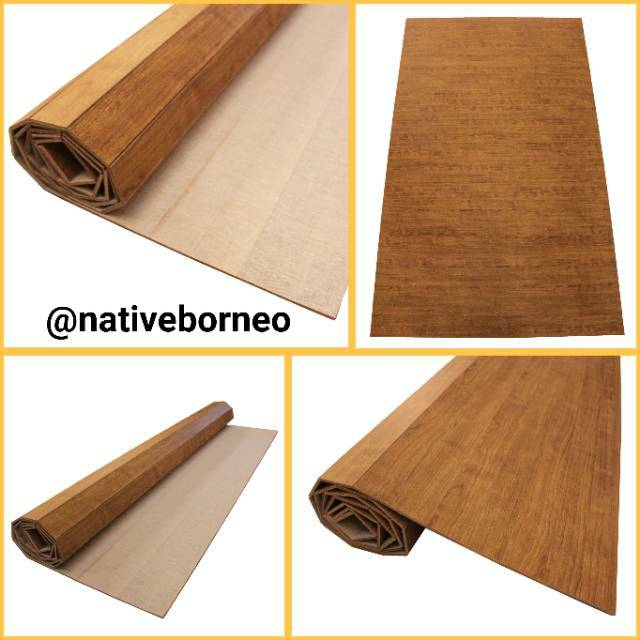 Plywood Kertas Coklat Muda 120x200 [U001] - Karpet Plywood Paper, Karpet Kayu Gulung Kalimantan, Kar