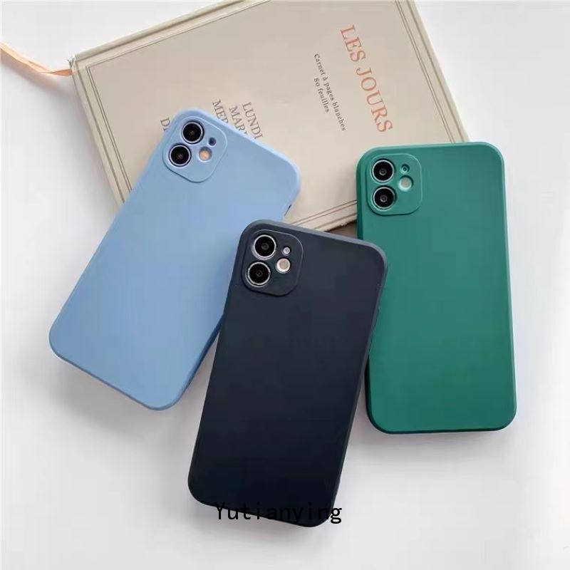 Straight Edge Casing Samsung A22 A03s A52s A32 A52 A72 A11 A51 A71 M22 M32 F22 Macaron Candy Color Case Samsung A31 A21s A20s A50 A30s A50s A12 A10S M11 Soft TPU Case