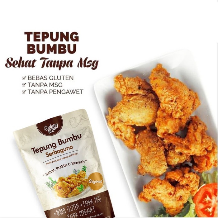 

MURAH Ladang Lima Tepung Bumbu 150 gr - Tanpa MSG - Bebas Gluten