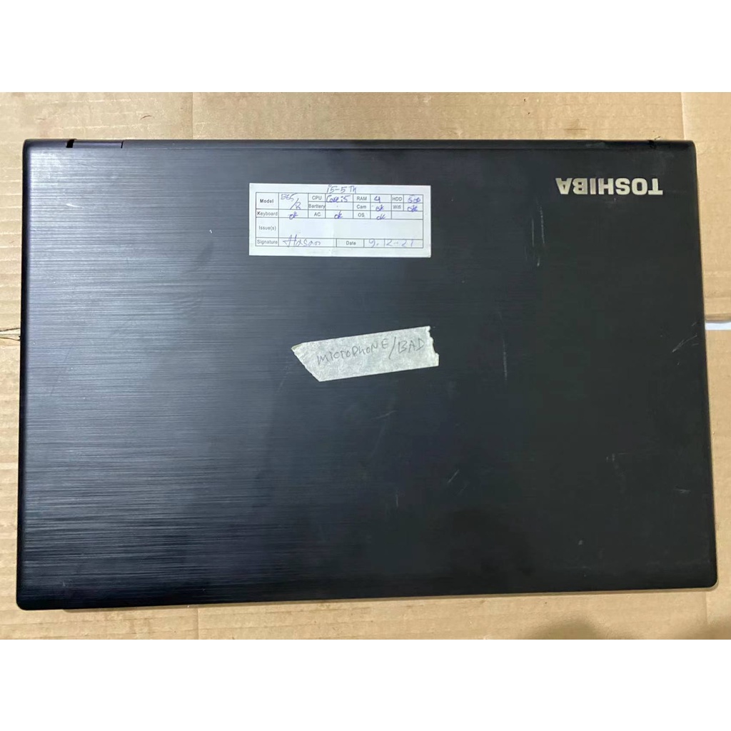 Laptop Toshiba Dynabook B35 Core i3 GEN 5 - Layar 15,6&quot; inch Cocok buat Kantoran / Kuliahan / Gaming Bonus Tas