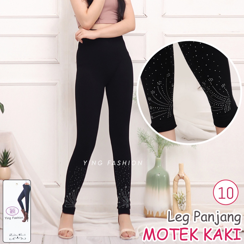 Legging MOTEK KAKI MK09-10 / LEGGING MOTEK KAKI PANJANG / LEGGING MOTEK PANJANG / LEGGING IMPORT / LEGGING YING FASHION