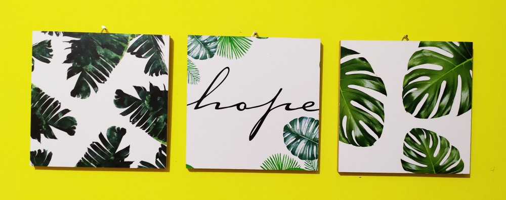 Wp Project Hiasan Dinding Walldecor Pajangan Dinding Shabby Chic Tropical Monstera